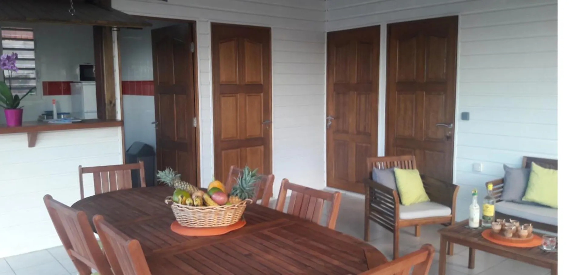 Apartment Bungalow With 2 Rooms In Bouillante, With Wonderful Sea View, Enclosed Guadeloupe